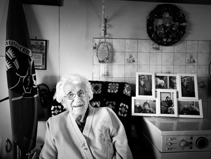 Munster rugby fan the late Maudie McGrath R.I.P. Co. Limerick, Ireland.  